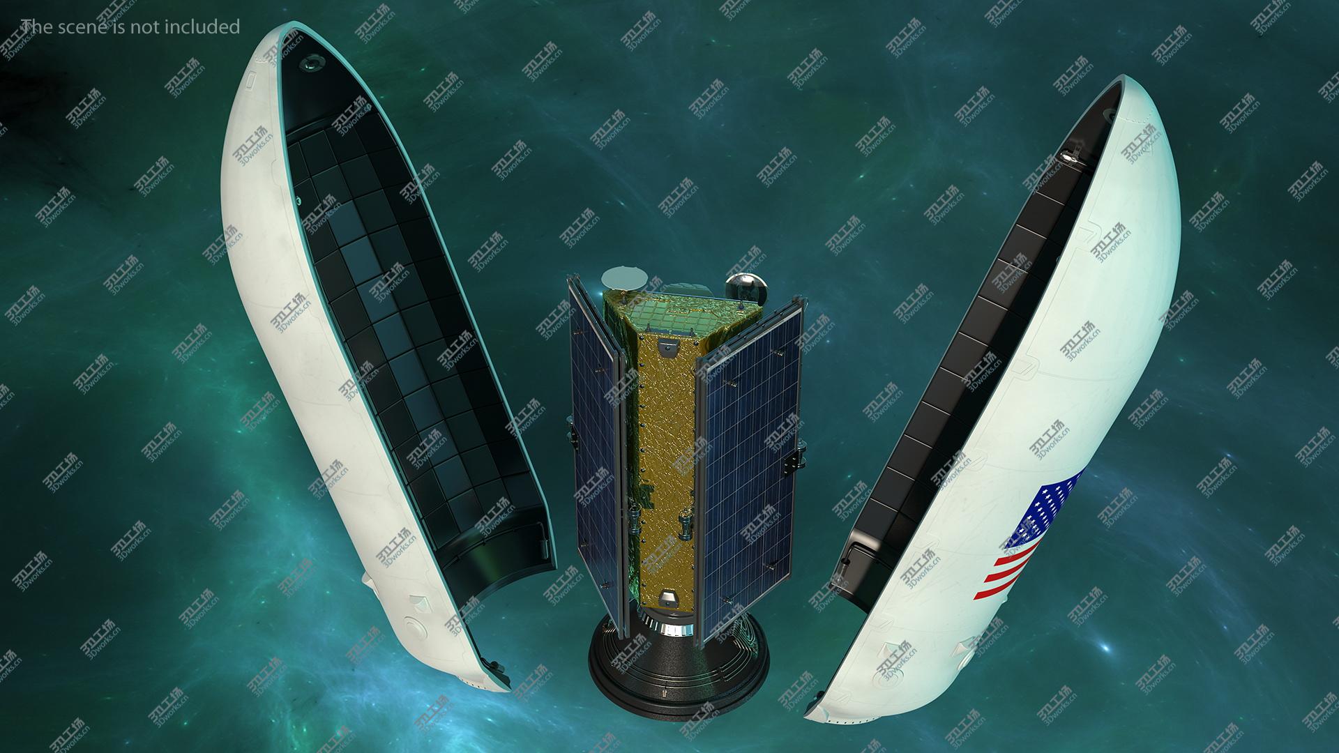 images/goods_img/2021040164/3D Payload Fairing with Communications Satellite/2.jpg